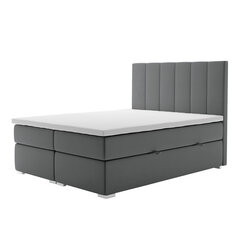 Кровать Selsey Alenna 140x200 см, серая цена и информация | Кровати | 220.lv