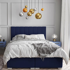 Кровать Selsey Alenna 180x200 см, синяя цена и информация | Кровати | 220.lv