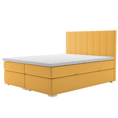 Кровать Selsey Alenna 180x200 см, желтая цена и информация | Кровати | 220.lv