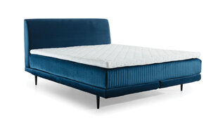 Кровать NORE Asteria 140x200 см, синяя цена и информация | Кровати | 220.lv