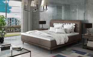 Кровать NORE Asteria 140x200 см, коричневая цена и информация | Кровати | 220.lv