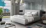 Кровать NORE Asteria 160x200 см, светло-серая