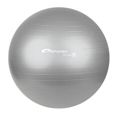 Гимнастический мяч Spokey, 65 cm серый (с насосом)
 цена и информация | Гимнастические мячи | 220.lv