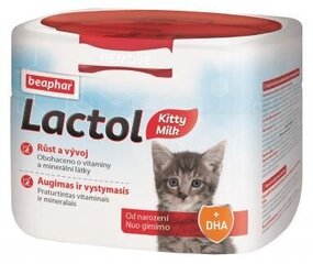 Beaphar Lactol Kitty Milk (сухая молочная смесь) для котят, 250 г цена и информация | Витамины, пищевые добавки для кошек | 220.lv