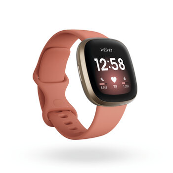 Fitbit Versa 3 Pink Clay/Soft Gold cena un informācija | Viedpulksteņi (smartwatch) | 220.lv