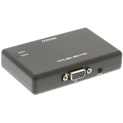 Adapteris Deltaco VGA-HDMI2, VGA-HDMI цена и информация | Адаптеры и USB разветвители | 220.lv