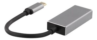 Adapteris Deltaco USB-C - DisplayPort cena un informācija | Adapteri un USB centrmezgli | 220.lv