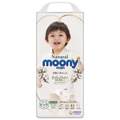 Japāņu autiņbiksītes-biksītes Moony Natural XL, 12-22 kg, 32 gab. цена и информация | Подгузники | 220.lv