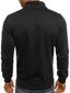 Melns vīriešu džemperis "Silon" cena un informācija | Vīriešu jakas | 220.lv