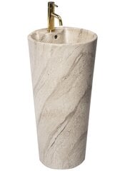 Keramikas izlietne ar kāju Rea Blanka, natural mat cena un informācija | Izlietnes | 220.lv