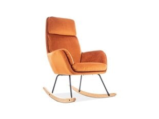 Šūpuļkrēsls Signal Meble Hoover, oranžs cena un informācija | Atpūtas krēsli | 220.lv