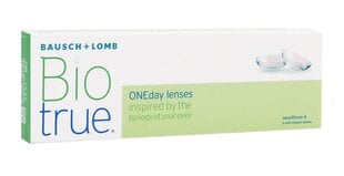 Biotrue ONEDay контактные линзы 8.6, 5 шт. цена и информация | Bausch+Lomb Oптика | 220.lv