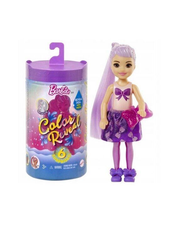 Lelles Barbie Čelsija komplekts Krāsu pārsteigums, GTP53 цена и информация | Rotaļlietas meitenēm | 220.lv