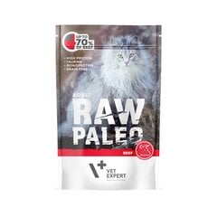 Raw Paleo консервы для взрослых кошек с говядиной и лососевым маслом, беззерновые 100 г цена и информация | Консервы для котов | 220.lv