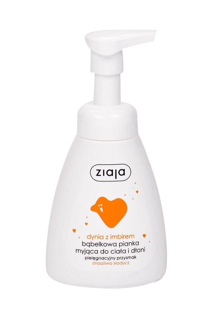 Putas roku un ķermeņa mazgāšanai Ziaja Pumpkin With Ginger 250 ml cena un informācija | Ziepes | 220.lv