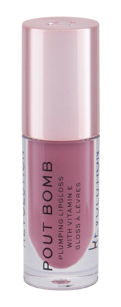 Lūpu spīdums Makeup Revolution Pout Bomb Sauce, 4.6 ml cena un informācija | Lūpu krāsas, balzāmi, spīdumi, vazelīns | 220.lv