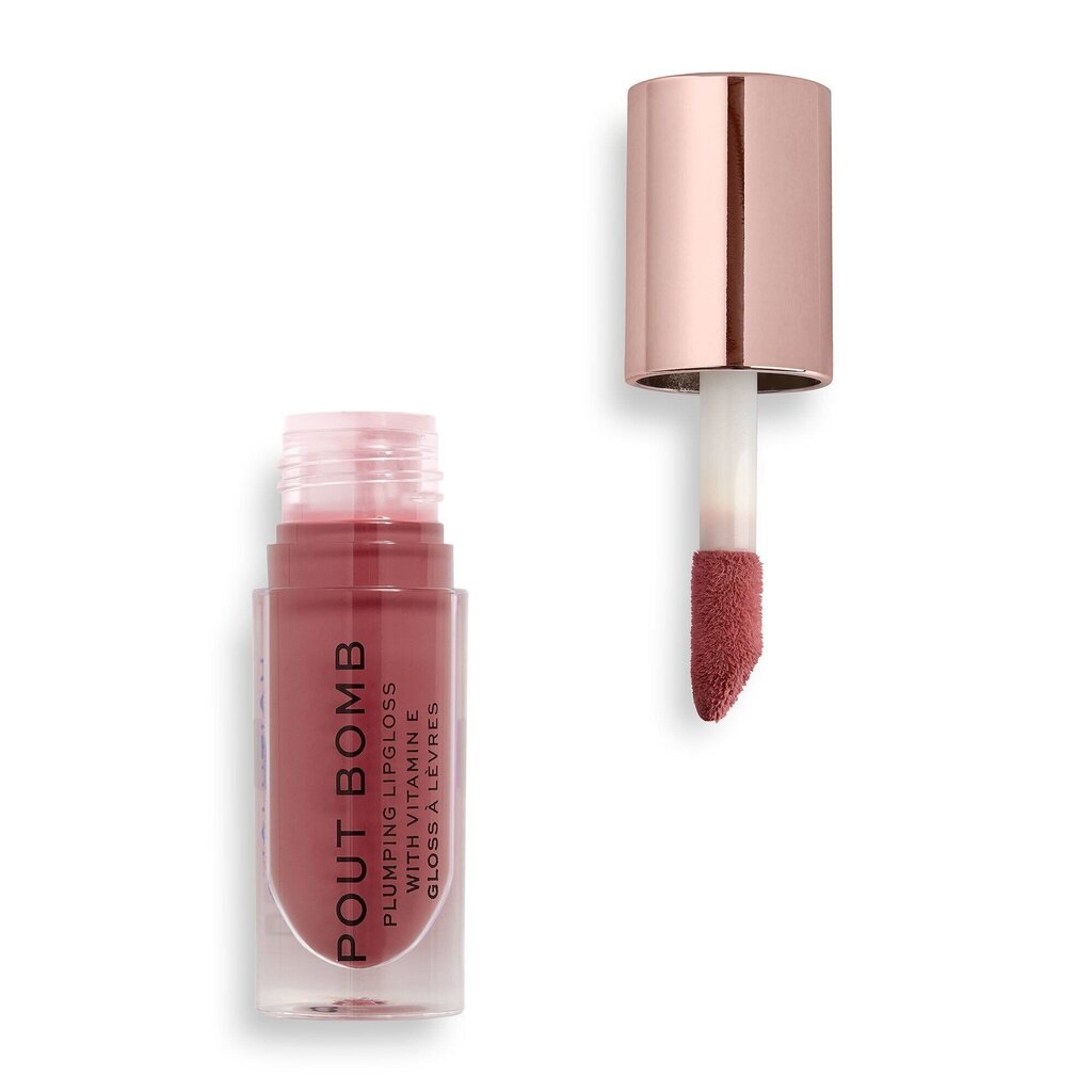 Lūpu spīdums Makeup Revolution Pout Bomb Sauce, 4.6 ml цена и информация | Lūpu krāsas, balzāmi, spīdumi, vazelīns | 220.lv