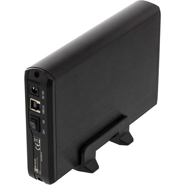 HDD kaste Deltaco MAP-GD33U3, SATA 3.5" USB 3.0 cena un informācija | Cieto disku somas un apvalki | 220.lv