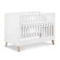 Bērnu gultiņa Noah,120x60 cm, balta цена и информация | Zīdaiņu gultas | 220.lv
