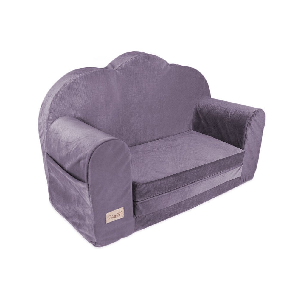 Dīvāns Velvet Kids V112, violets cena un informācija | Sēžammaisi, klubkrēsli, pufi bērniem | 220.lv