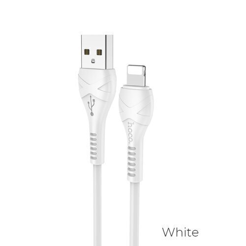 Lightning vads USB Hoco X37 Cool Power Lightning for apple iphone uzlādes datu kabelis 1.0m, balts cena un informācija | Savienotājkabeļi | 220.lv