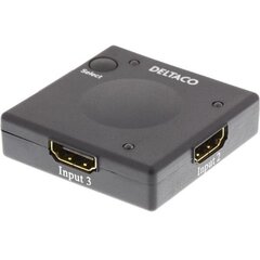 Adapteris Deltaco HDMI-7002 (3 IN -> 1 OUT) цена и информация | Адаптеры и USB разветвители | 220.lv