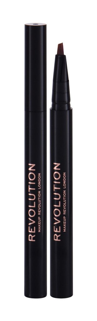 Uzacu zīmulis Makeup Revolution London Bushy 0.5 ml, Medium Brown цена и информация | Uzacu krāsas, zīmuļi | 220.lv