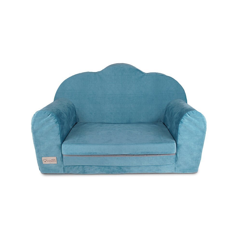 Dīvāns Velvet Kids V111, zils cena un informācija | Sēžammaisi, klubkrēsli, pufi bērniem | 220.lv