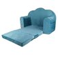 Dīvāns Velvet Kids V111, zils cena un informācija | Sēžammaisi, klubkrēsli, pufi bērniem | 220.lv