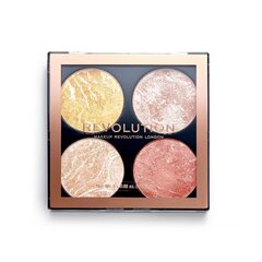 Bronzeru un izgaismojošu līdzekļu palete Makeup Revolution Cheek Kit Make it count 8.8 g cena un informācija | Bronzeri, vaigu sārtumi | 220.lv