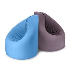 Мешок для сидения/матрас Riposo Summer, голубой/серый цена и информация | Кресла-мешки и пуфы | 220.lv