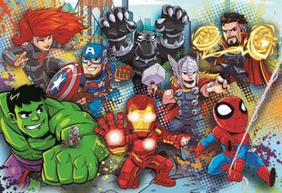 Головоломка Clementoni Maxi Marvel Superhero Adventures 60 д. цена и информация | Пазлы | 220.lv