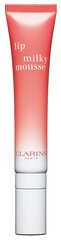 Lūpu balzams-putas Clarins Lips Milky Mousse 10 ml, 02 Milky Peach cena un informācija | Lūpu krāsas, balzāmi, spīdumi, vazelīns | 220.lv