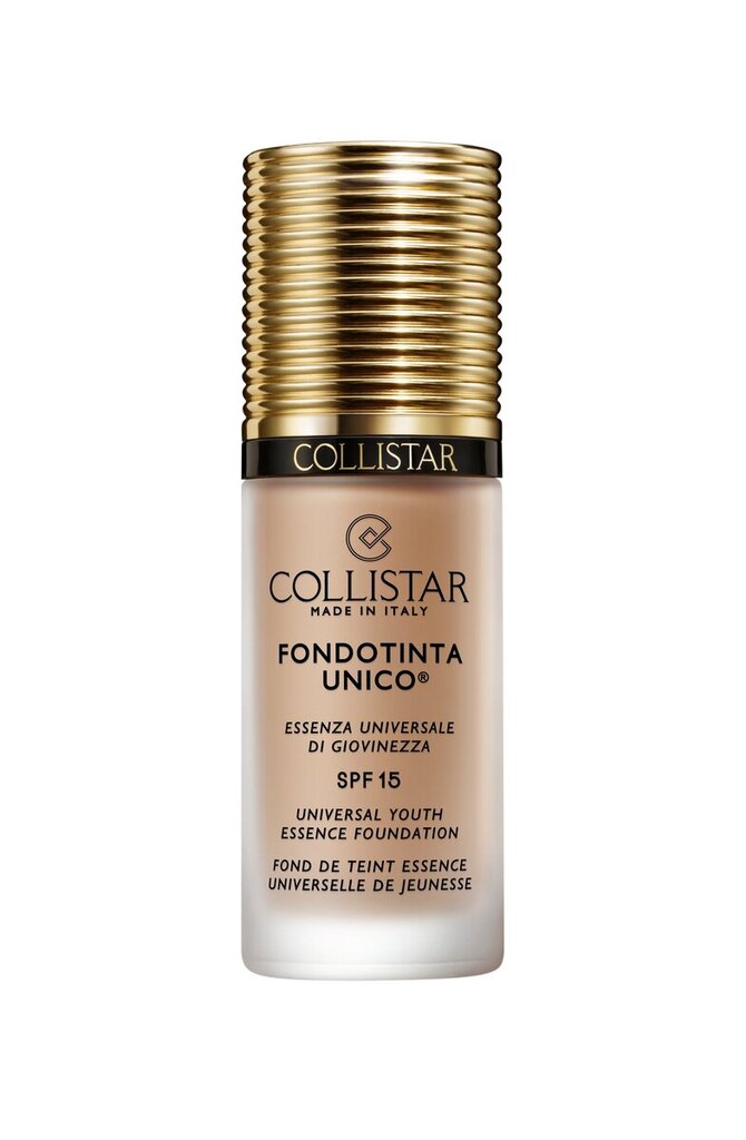 Šķidrais grima pamats Collistar Unico Youth Essence SPF 15 30 ml, 3N Beige cena un informācija | Grima bāzes, tonālie krēmi, pūderi | 220.lv