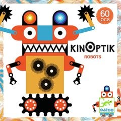 Kinoptika - Roboti (60 gab.), Djeco DJ05611 цена и информация | Развивающие игрушки | 220.lv