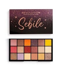 Acu ēnu palete Makeup Revolution London Sebile, 18 g, Night 2 Night cena un informācija | Acu ēnas, skropstu tušas, zīmuļi, serumi | 220.lv