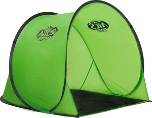 Pludmales telts Nils Camp Pop Up, zaļa цена и информация | Палатки | 220.lv