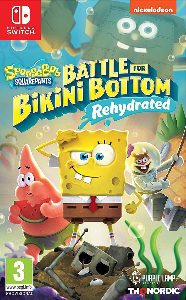 Spongebob SquarePants: Battle for Bikini Bottom - Rehydrated (Switch), Nintendo cena un informācija | Datorspēles | 220.lv