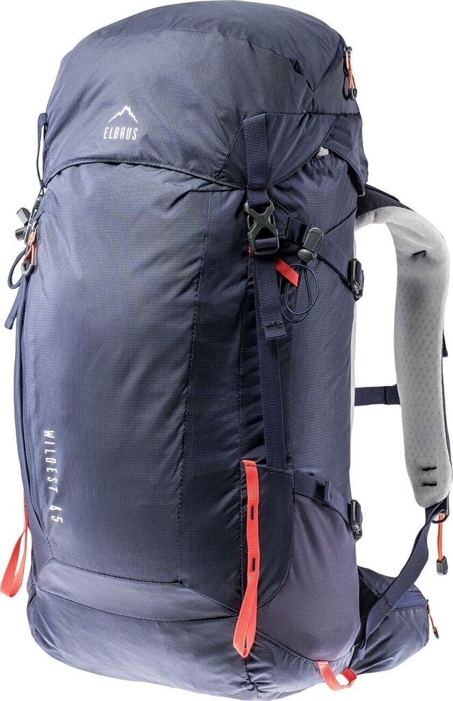 Ceļojumu mugursoma Elbrus Wildest, 45 l, zila cena un informācija | Sporta somas un mugursomas | 220.lv