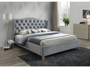 Кровать Signal Meble Aspen Velvet 180x200 см, серый цена и информация | Кровати | 220.lv