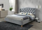 Кровать Signal Meble Aspen Velvet 180x200 см, серый
