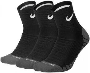 Nike Zeķes Evry Max Cush Ankle 3PR Black цена и информация | Мужские носки | 220.lv