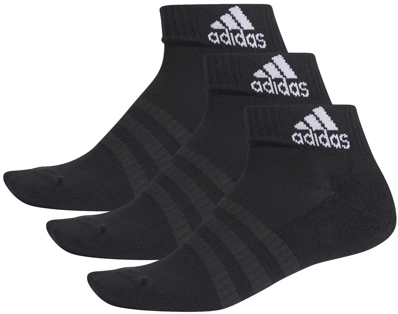 Adidas Zeķes Cush Ank 3PP Black cena un informācija | Vīriešu zeķes | 220.lv