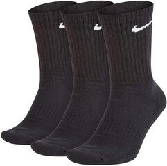Nike Zeķes U NKEveryday Cush Crew 3PR Black цена и информация | Мужские носки | 220.lv