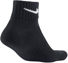 Носки Nike U NK Cush Ankle 3PR-Value Black цена и информация | Мужские носки | 220.lv