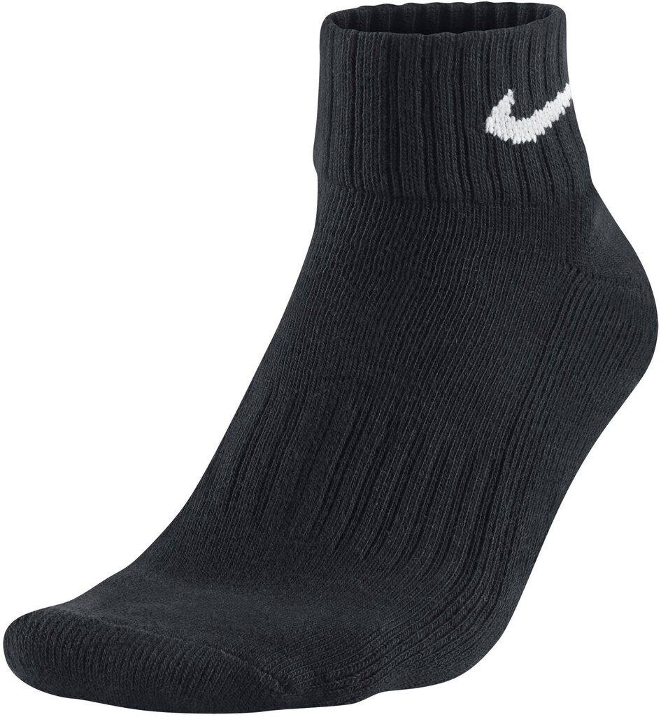 Nike Zeķes U NK Cush Ankle 3PR-Value Black cena un informācija | Vīriešu zeķes | 220.lv