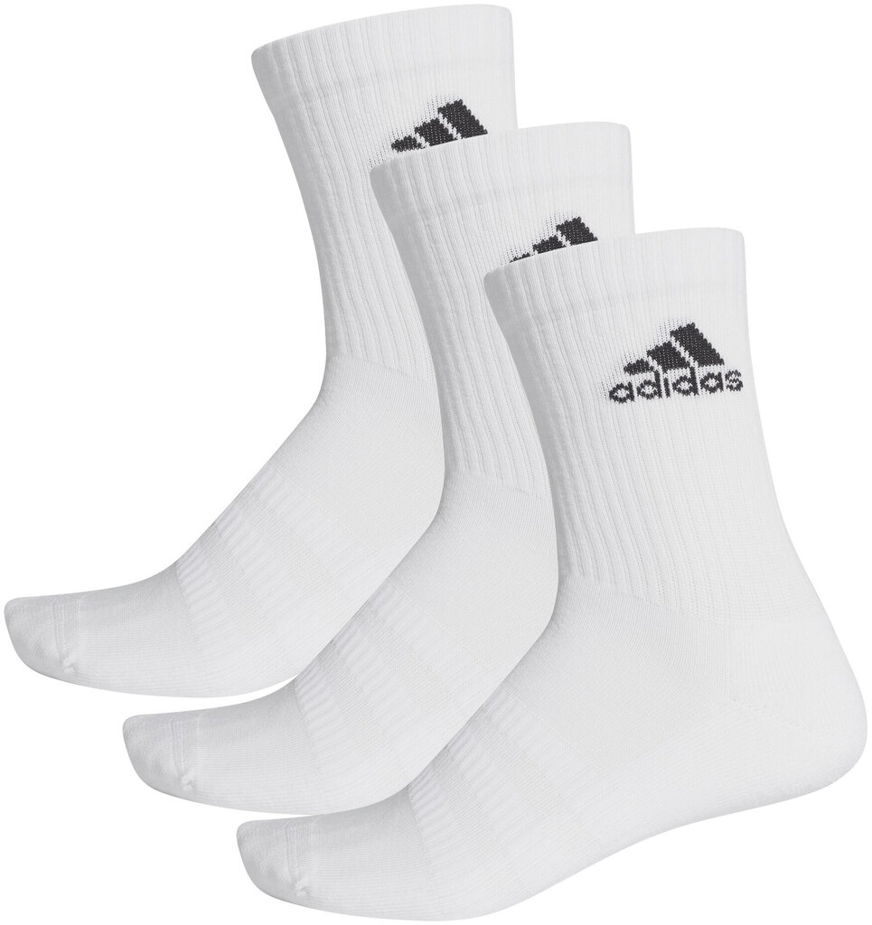 Adidas Zeķes Cush Crw 3PP White cena un informācija | Vīriešu zeķes | 220.lv