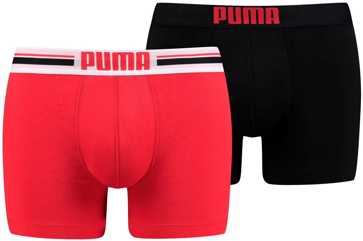 Puma Apakšveļa Placed Logo Black Red cena un informācija | Vīriešu apakšbikses | 220.lv