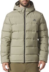 Adidas Пуховая куртка Helionic Hooded Down Jacket Trace Cargo цена и информация | Мужские куртки | 220.lv