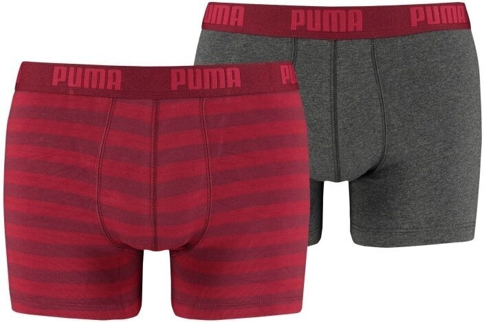 Puma Apakšveļa Stripe 1515 Grey Red cena un informācija | Vīriešu apakšbikses | 220.lv